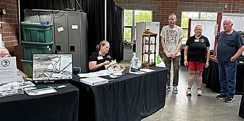 Raffle Ticket Sales area